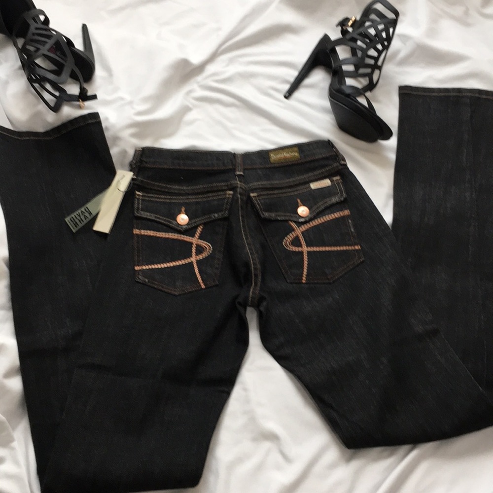 David Kahn Nikki Flare Leg SZ 25 NWT - Picture 1 of 6
